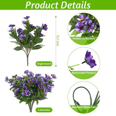 Hrobek silk faux flowers for front door arrangement with lasting charm.