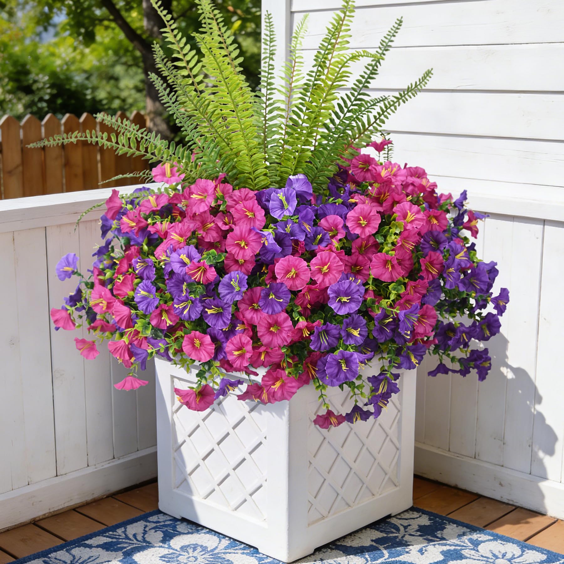 Hrobek tall fern 22-8 inch outdoor display adds lush patio greenery