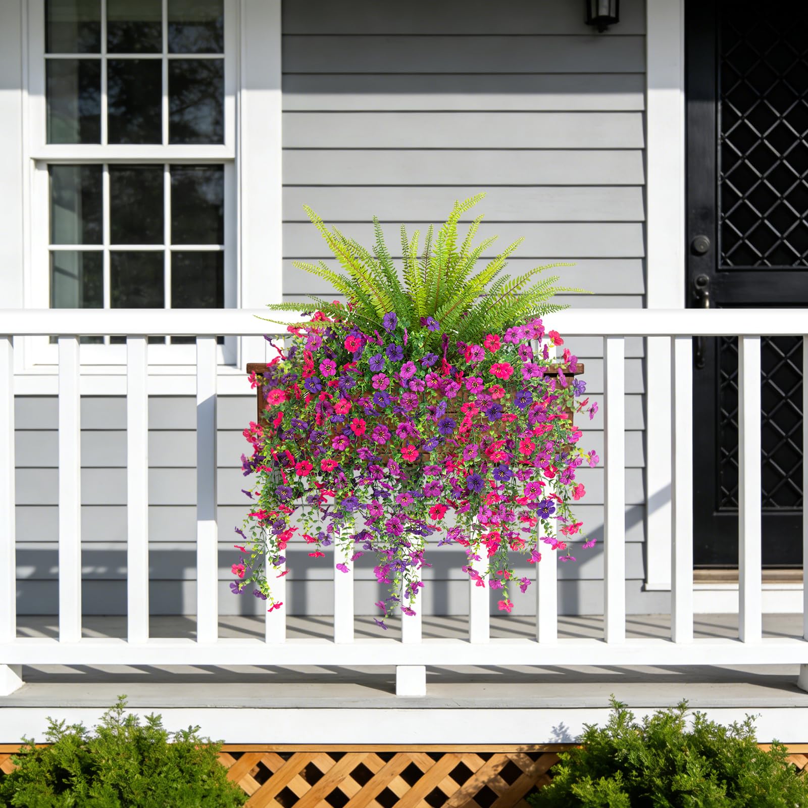Hrobek UV-resistant hanging flowers withstand sun without fading