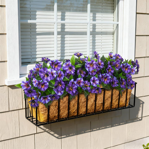 Hrobek silk flowers for window boxes brighten spaces with low maintenance.