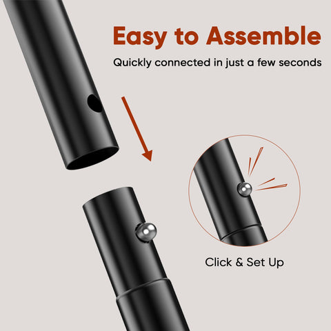 HRUSGO rack ideal for coats and dresses in small spaces.