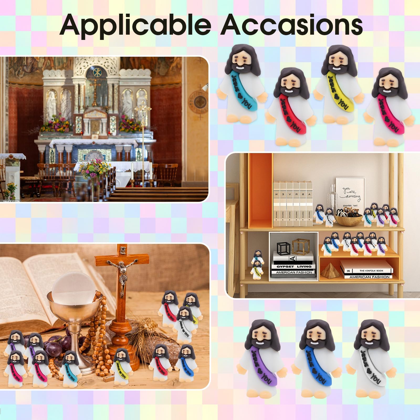 HSDJLXZ versatile party favors and gift embellishments for Christian gatherings.