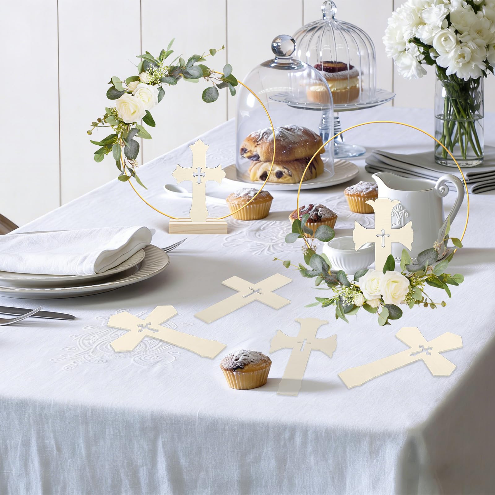 HSDSH all-in-one baptism decor set for quick setup.