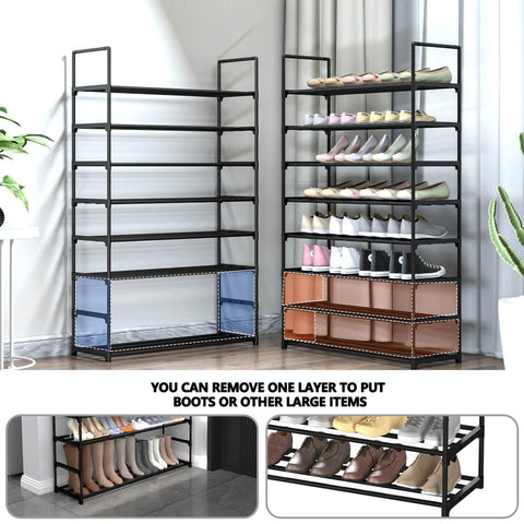 Hsscblet entryway footprint showing compact storage solution.