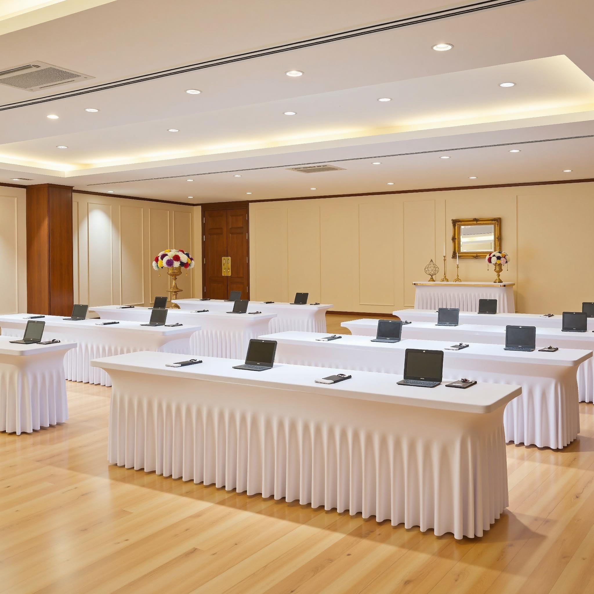 Htper fabric is washable and reusable for multiple events.