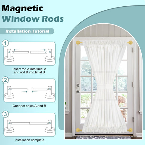 HTZON magnetic rod mounted on metal surface for secure hold