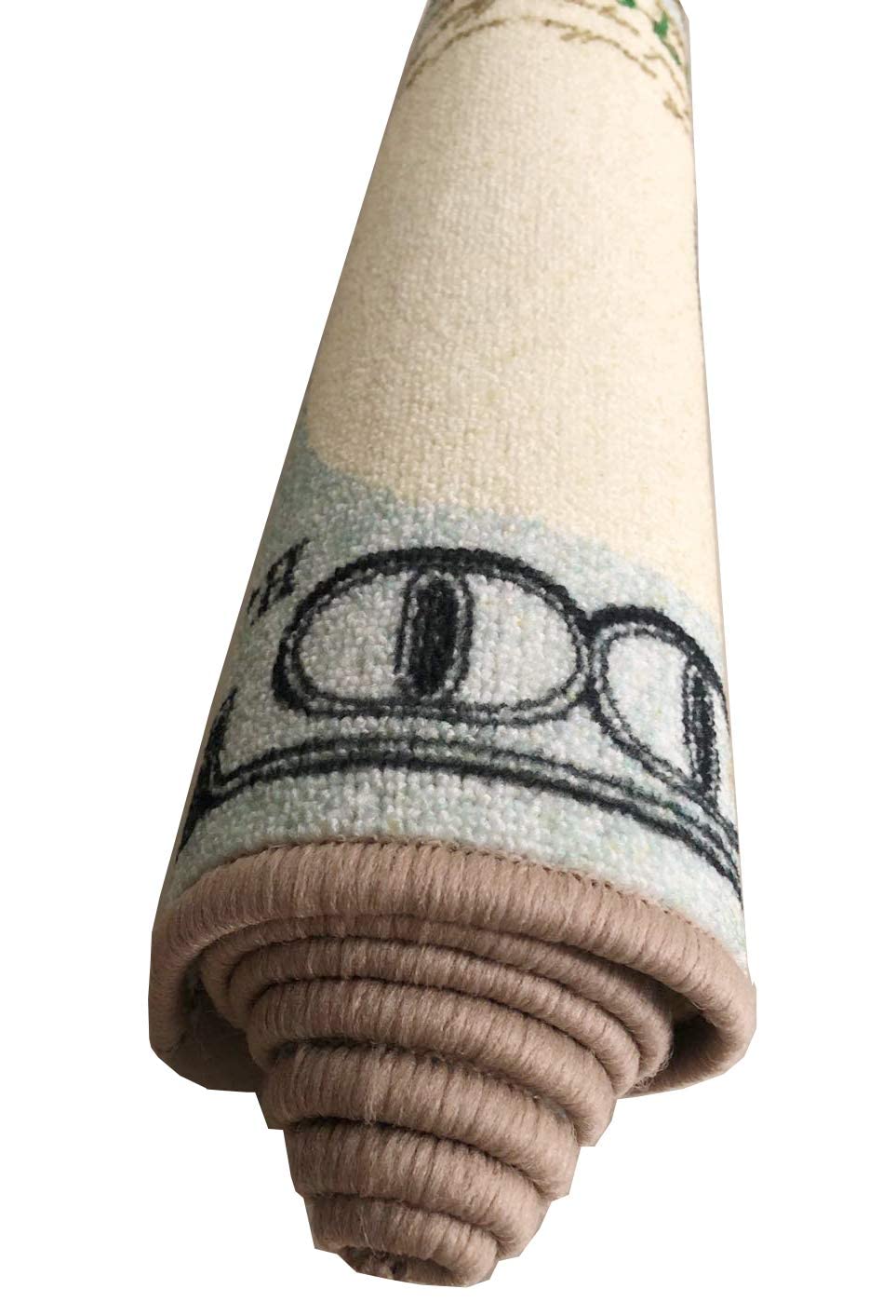 HUAHOO Money Rugs machine washable for quick cleaning