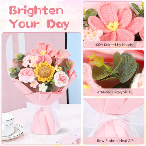 HUAHUA eco-friendly-crochet-flowers offer a sustainable alternative to fresh blooms.