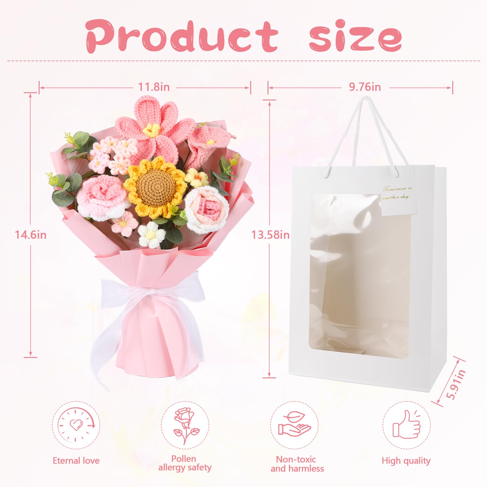 HUAHUA long-lasting-color-bouquet keeps vibrant hues over time.