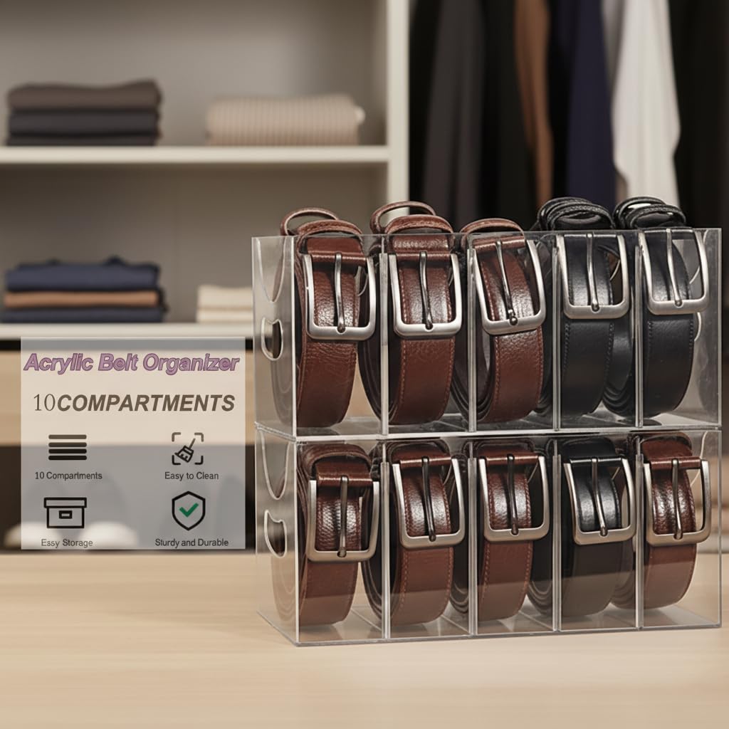 Hualinsyi stackable design saves closet space and reduces clutter