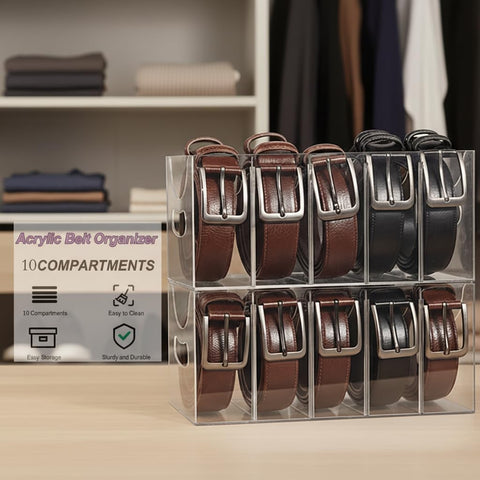 Hualinsyi stackable design saves closet space and reduces clutter