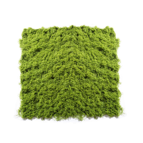 Close-up texture of Huamanyuancraft moss mat for a realistic look.