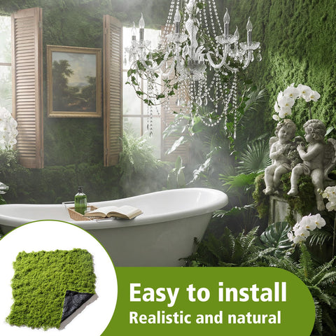 DIY-friendly Huamanyuancraft moss mat for planters, wreaths, and terrariums.