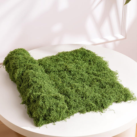 Huamanyuancraft moss mat for DIY projects, ideal for terrariums and planters.