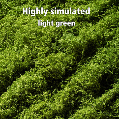 Huamanyuancraft light green moss mat, versatile for crafts and accents.