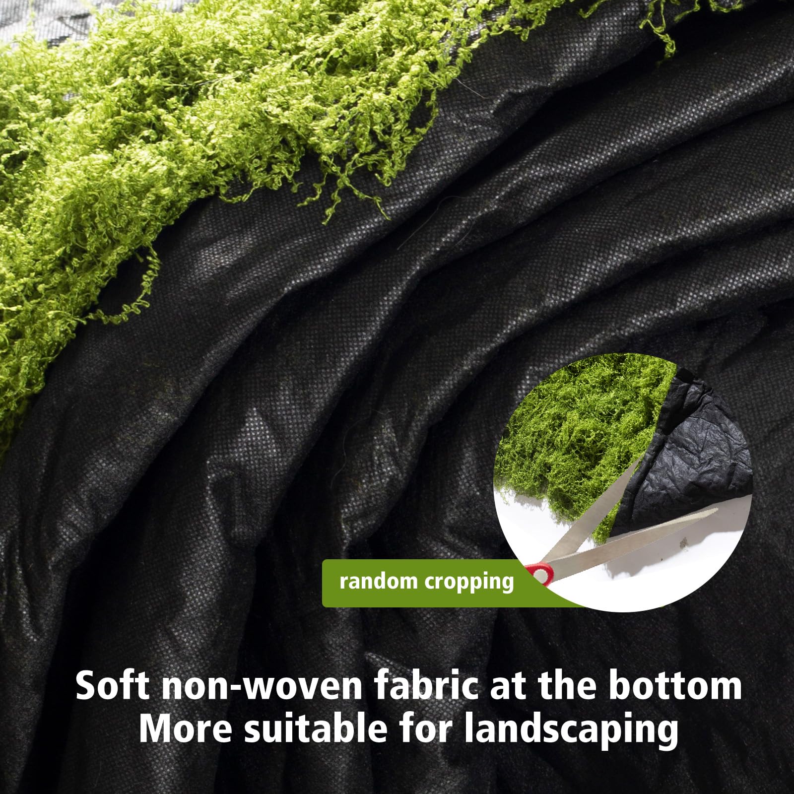 Huamanyuancraft moss mat green wall decor, ideal for quick DIY projects.