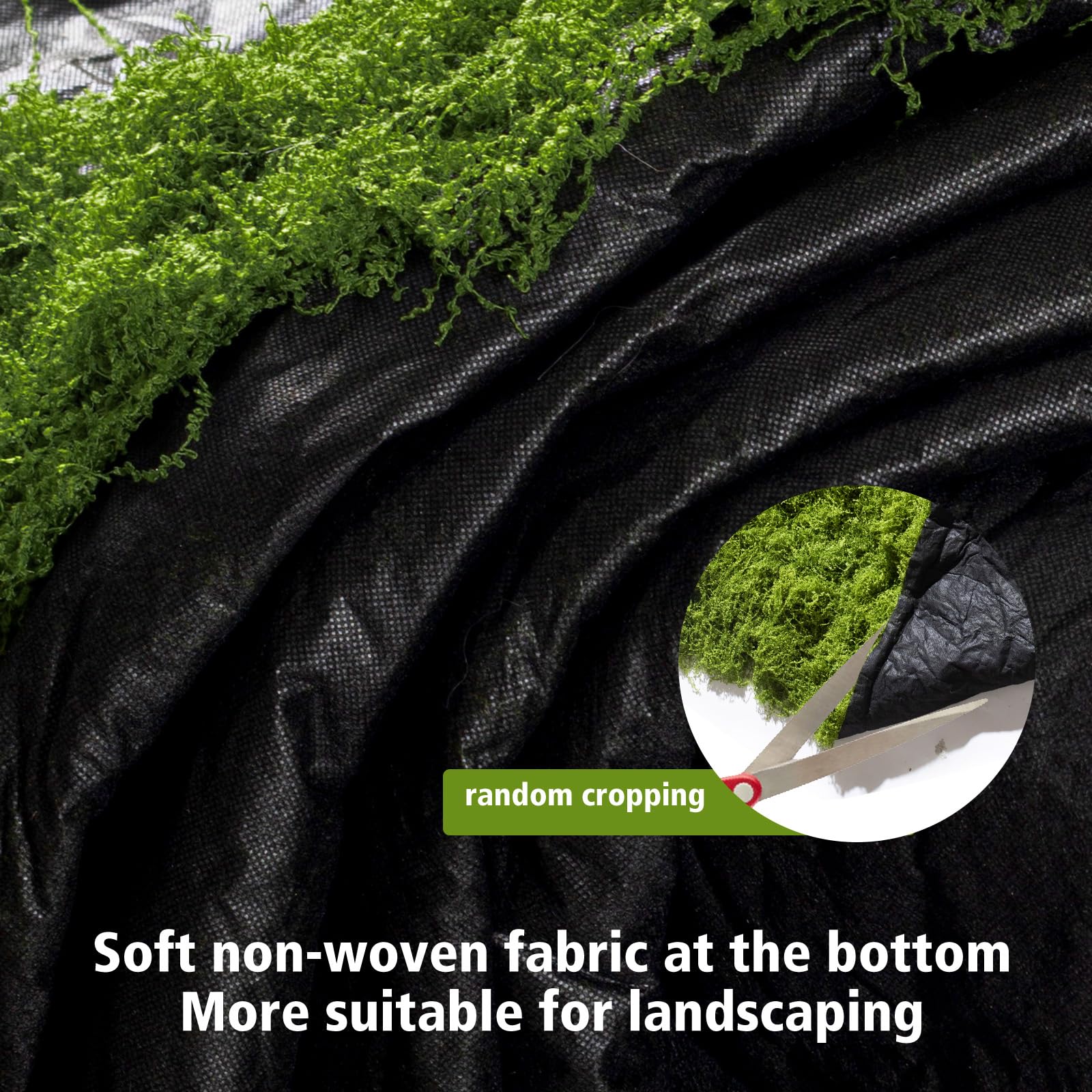 Wrinkle-free Huamanyuancraft moss mat ready for quick tabletop or wall installations.