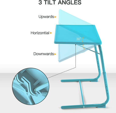 HUANUO tv tray table with cup holder keeps drinks close during entertainment