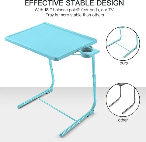 HUANUO adjustable-height tray table adapting to seating position