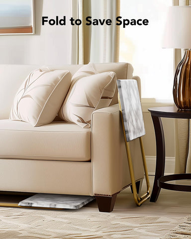 HUANUO water-resistant surface cleans quickly with a damp cloth