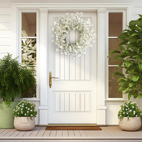 Huashen Wreath suitable for indoor or outdoor display and window hangings.