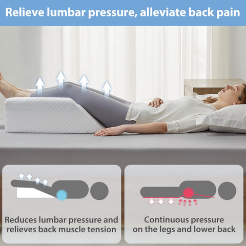 HUEIFY leg elevation pillow for sleep and relaxation across daily routines