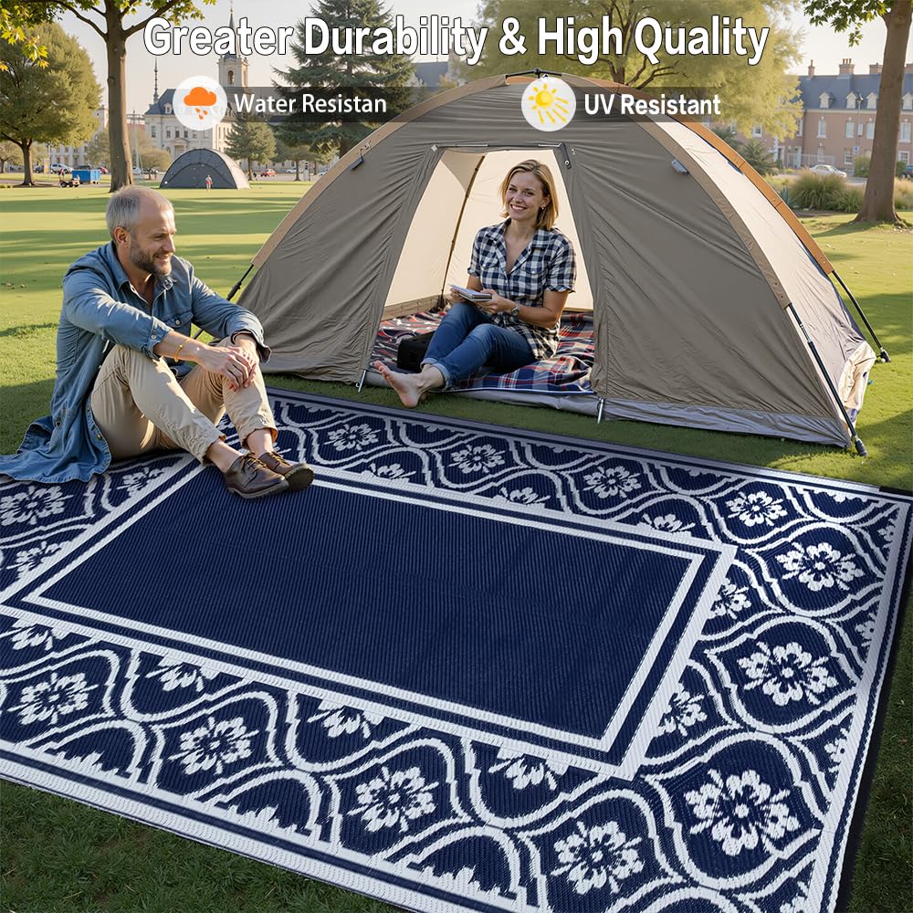 HUGEAR plastic straw weave with UV protection resists fading.