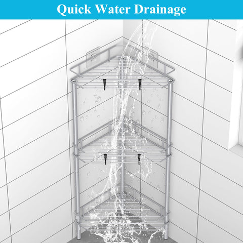 HuggieGems drainage design helps water flow and keeps items dry.