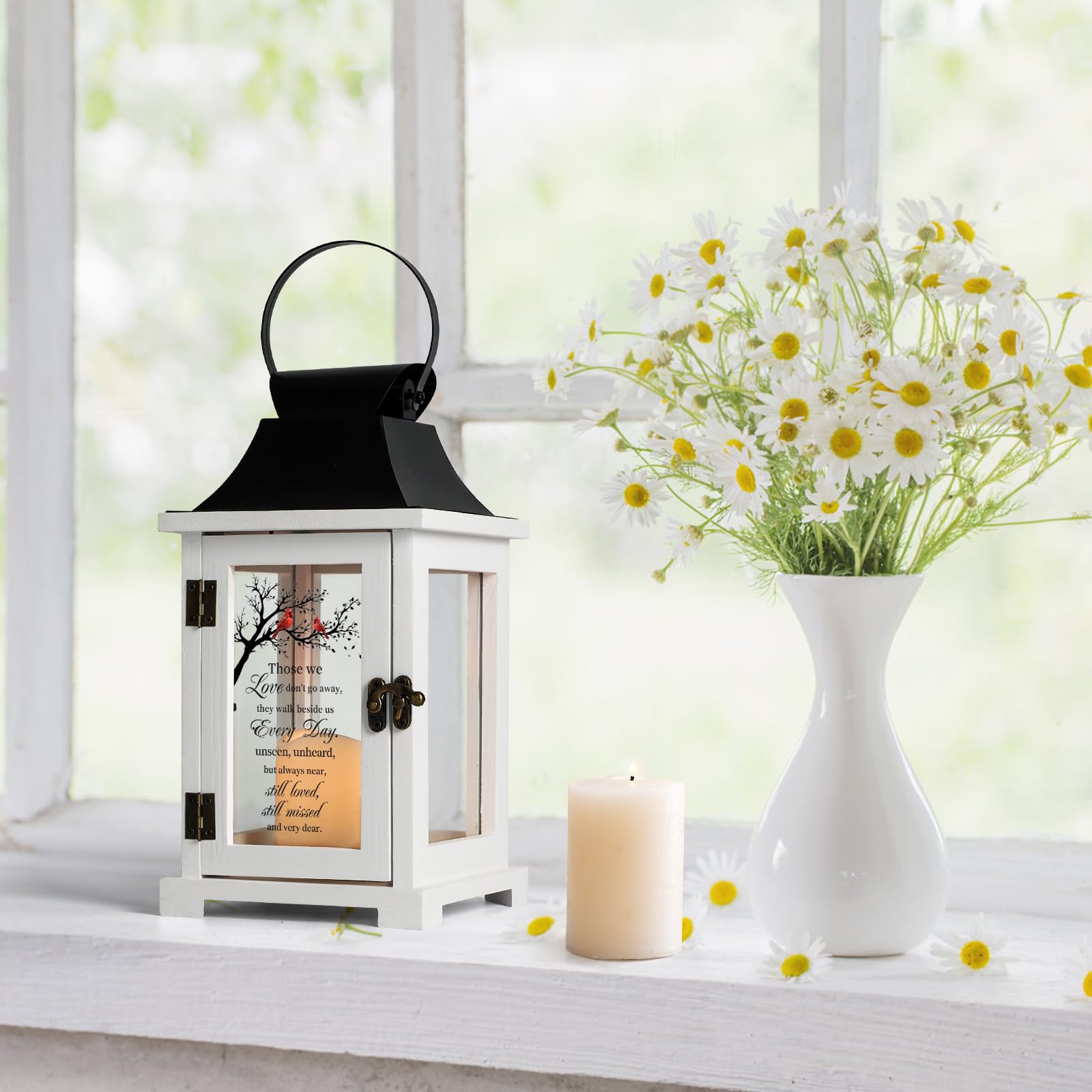 HugMemories LED candle with 6-hour timer for safe use