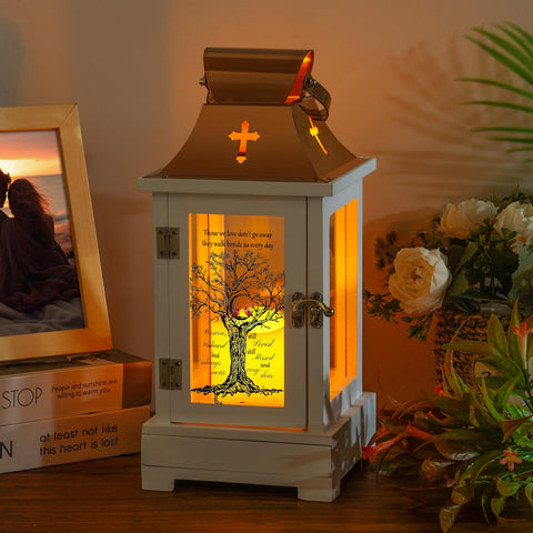HugMemories memorial lantern gift box for easy sympathy gifting.