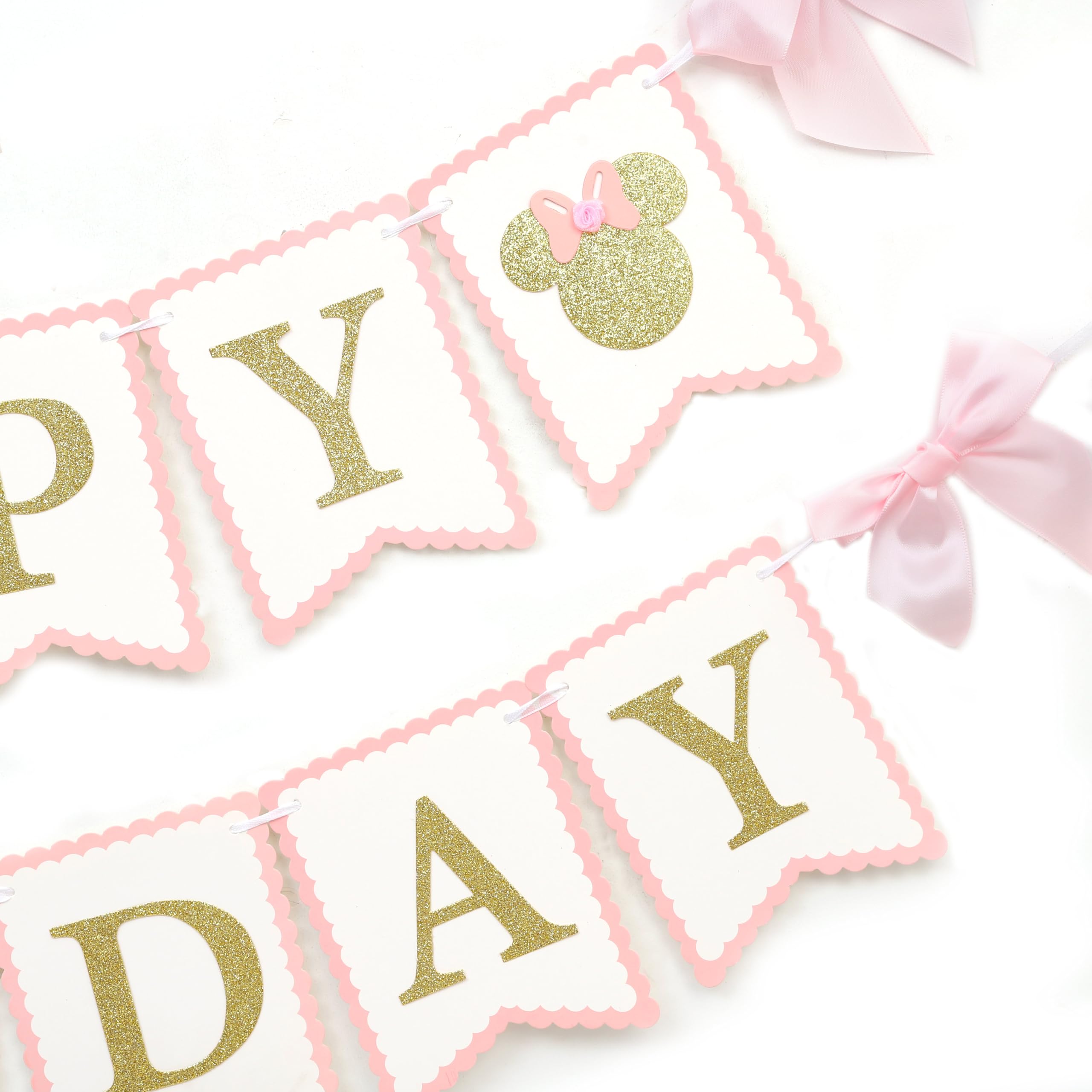 HUHJRUAR 3D-Effect Sparkling Finish Banner boosts party vibe and photos.