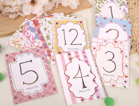 HUHJRUAR thick 5x7 milestone cards with premium paper for long-lasting keepsakes.