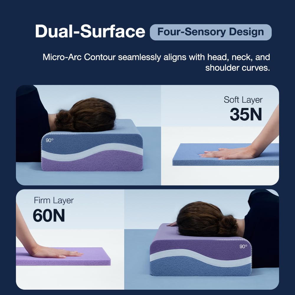 Huhu Sleep Firm Pro Cube Pillow king or queen size for spacious support