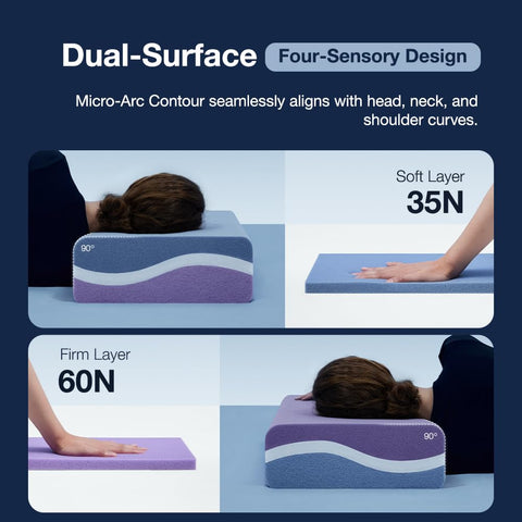 Huhu Sleep Firm Pro Cube Pillow king or queen size for spacious support
