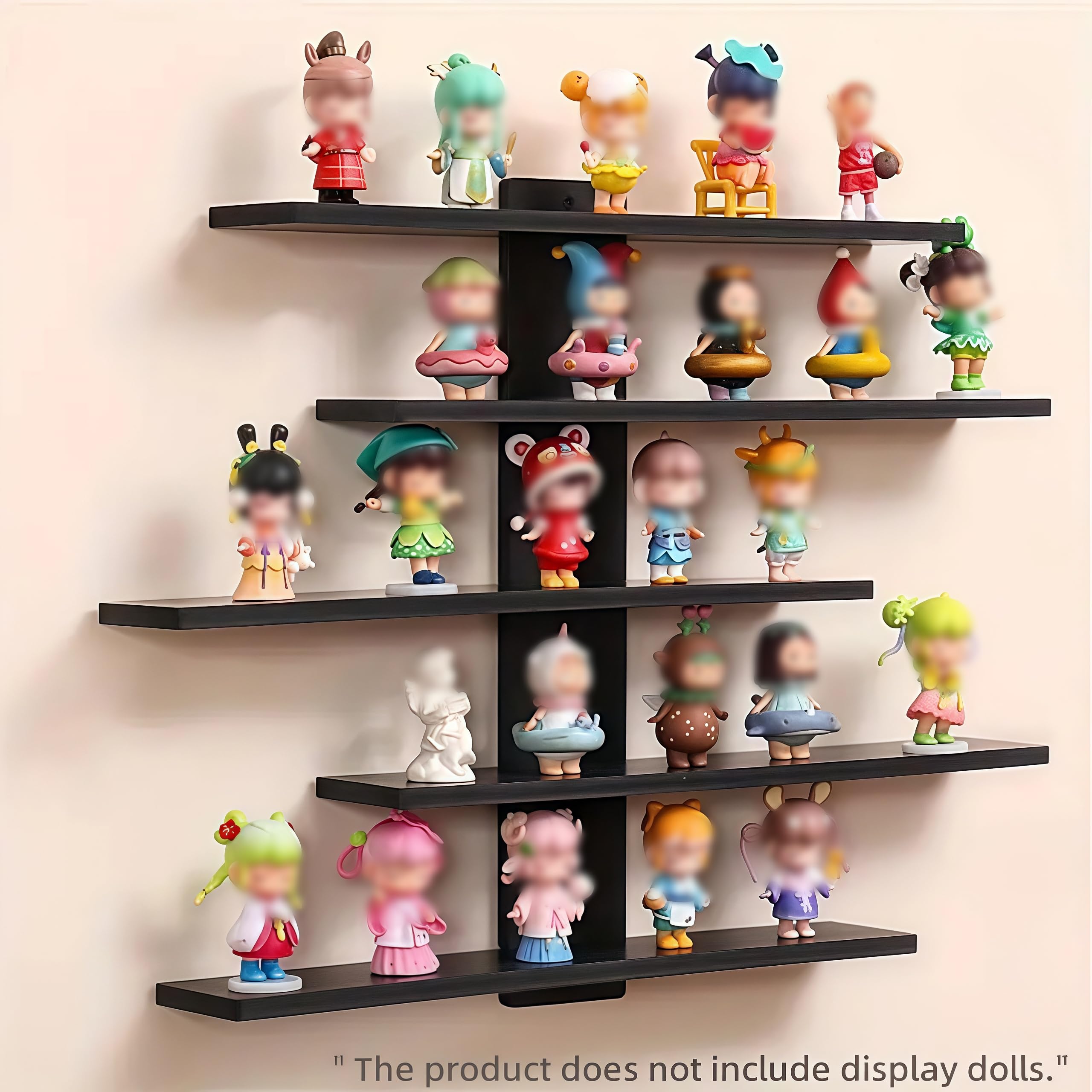 HUHUJIA 5-tier layout on wall for organized storage and display