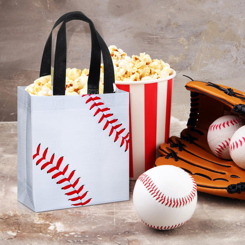 Huhumy baseball treat bags suitable for candies and small gifts at celebrations.