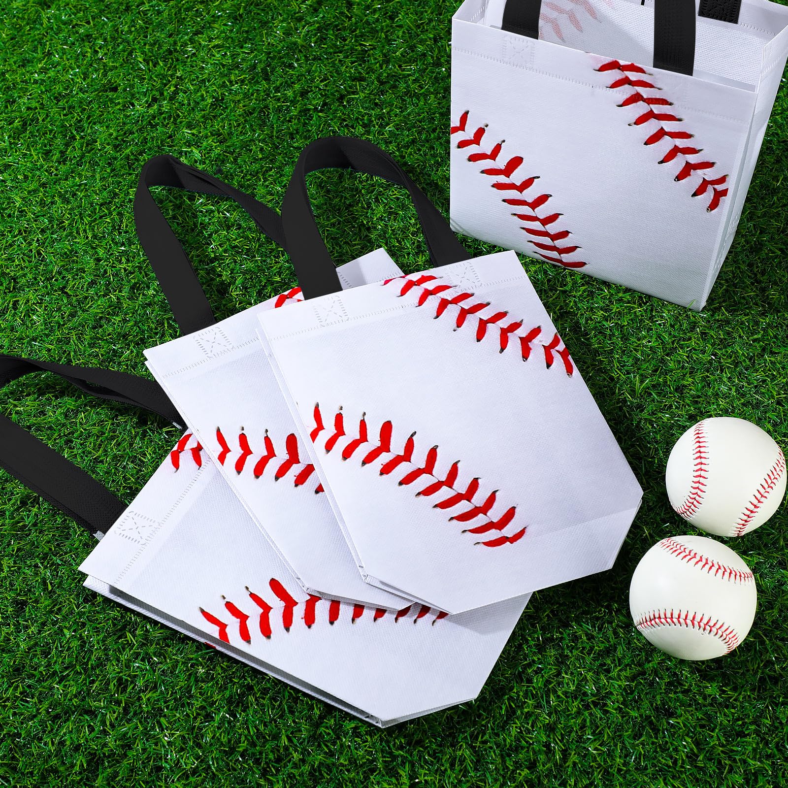 Huhumy birthday party sport-favor bags offer versatile contents storage.