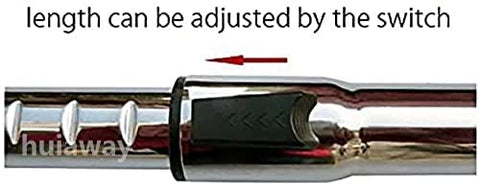 Huiaway wand connected to vacuum hose showing compatible fit