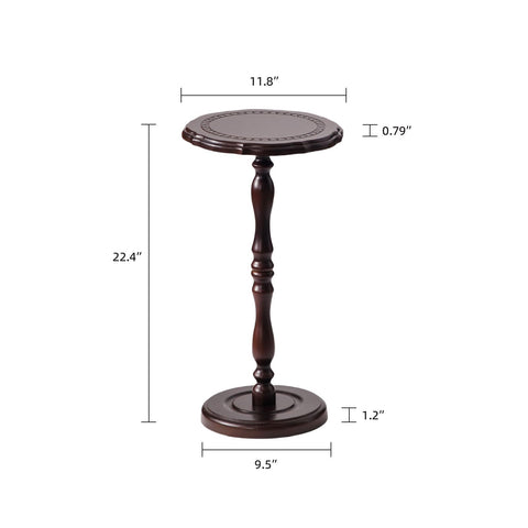HuiDao natural brown finish adds warm earthy tone to rooms