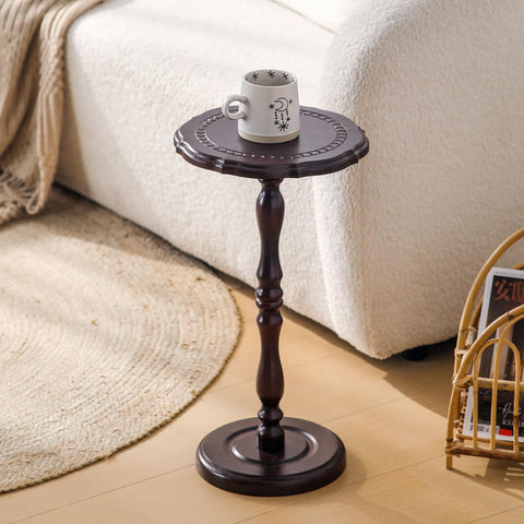 HuiDao side table beside sofa doubles as compact nightstand