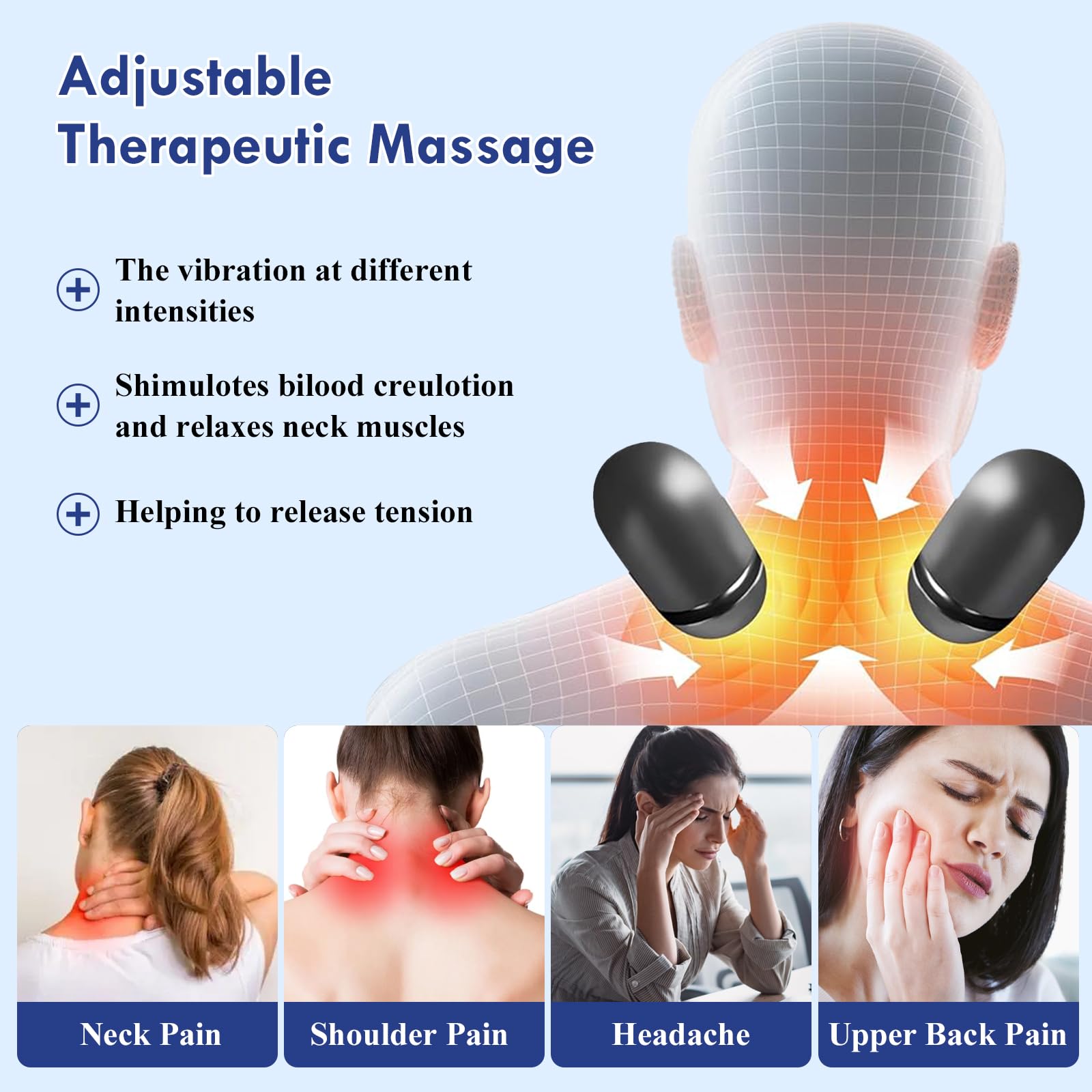 Huieo ergonomic neck hump corrector supports posture and reduces desk strain.