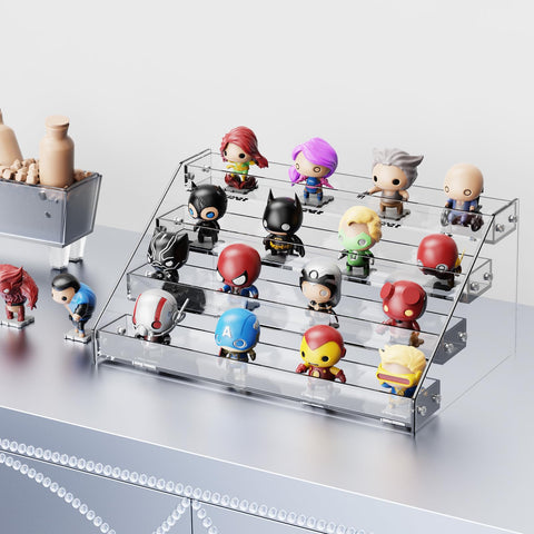 HUITAI card display stand showcasing business cards on multiple levels
