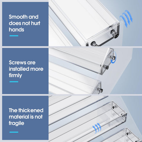 HUITAI perfume organizer six-tier with clear visibility and easy access