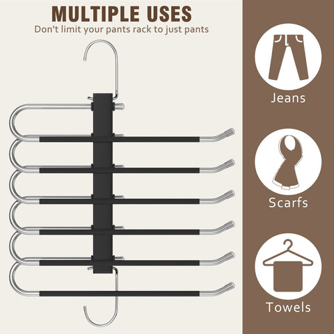 HUITEM open-ended design enables quick daily hanging.