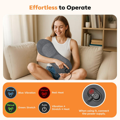 HuixinLine ergonomic design with 135-degree curvature aligns the spine.