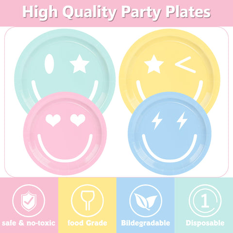 HUIYANFSY smiley face napkins add soft charm and easy disposal