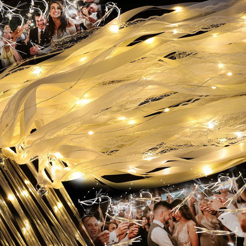 HUIZONHOME warm-white LED wand highlighting the ceremony with gentle illumination