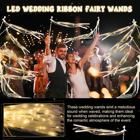 HUIZONHOME 55 cm wand reusable for weddings, proms, and celebrations