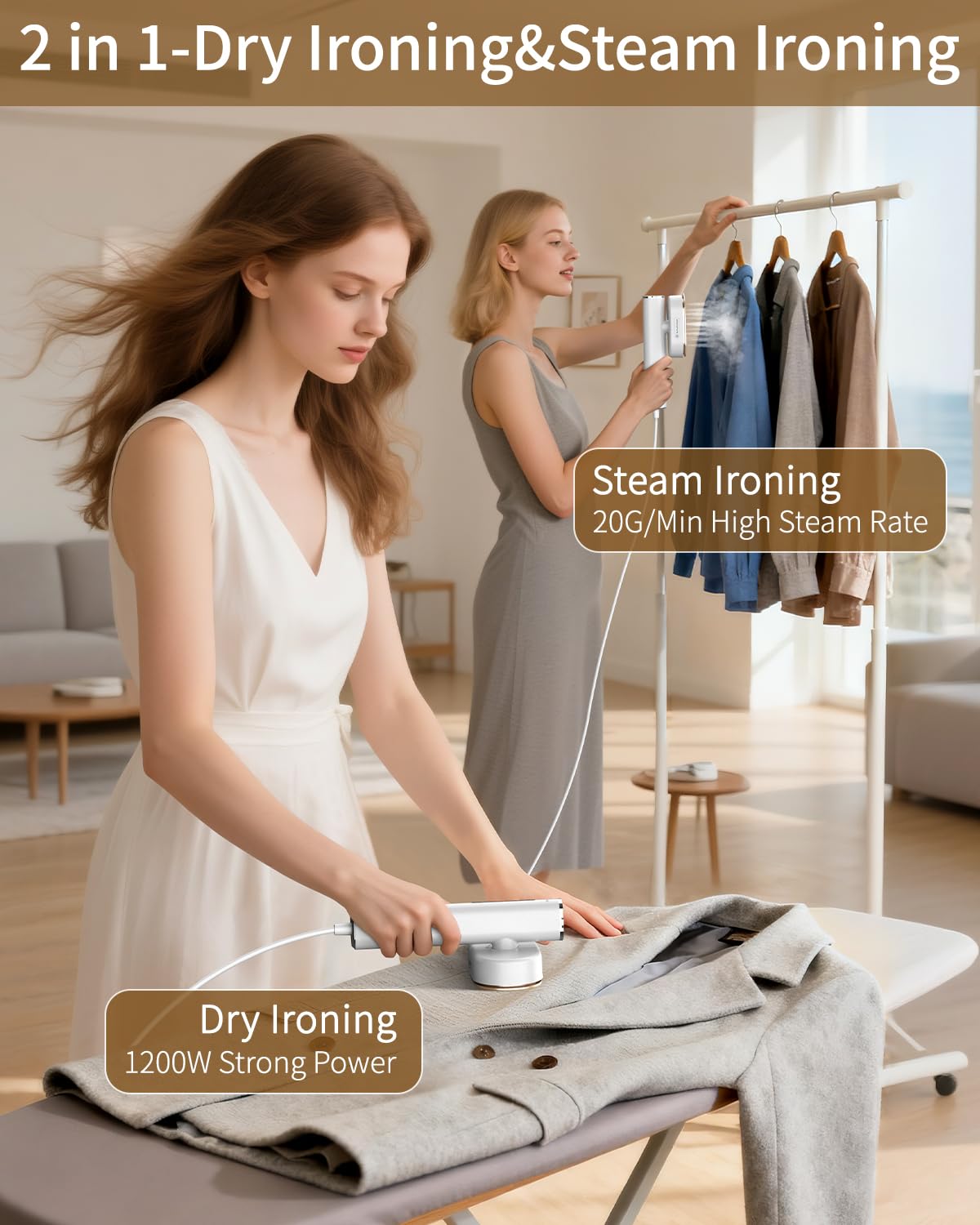HULMAY compact travel size steamer fits luggage easily