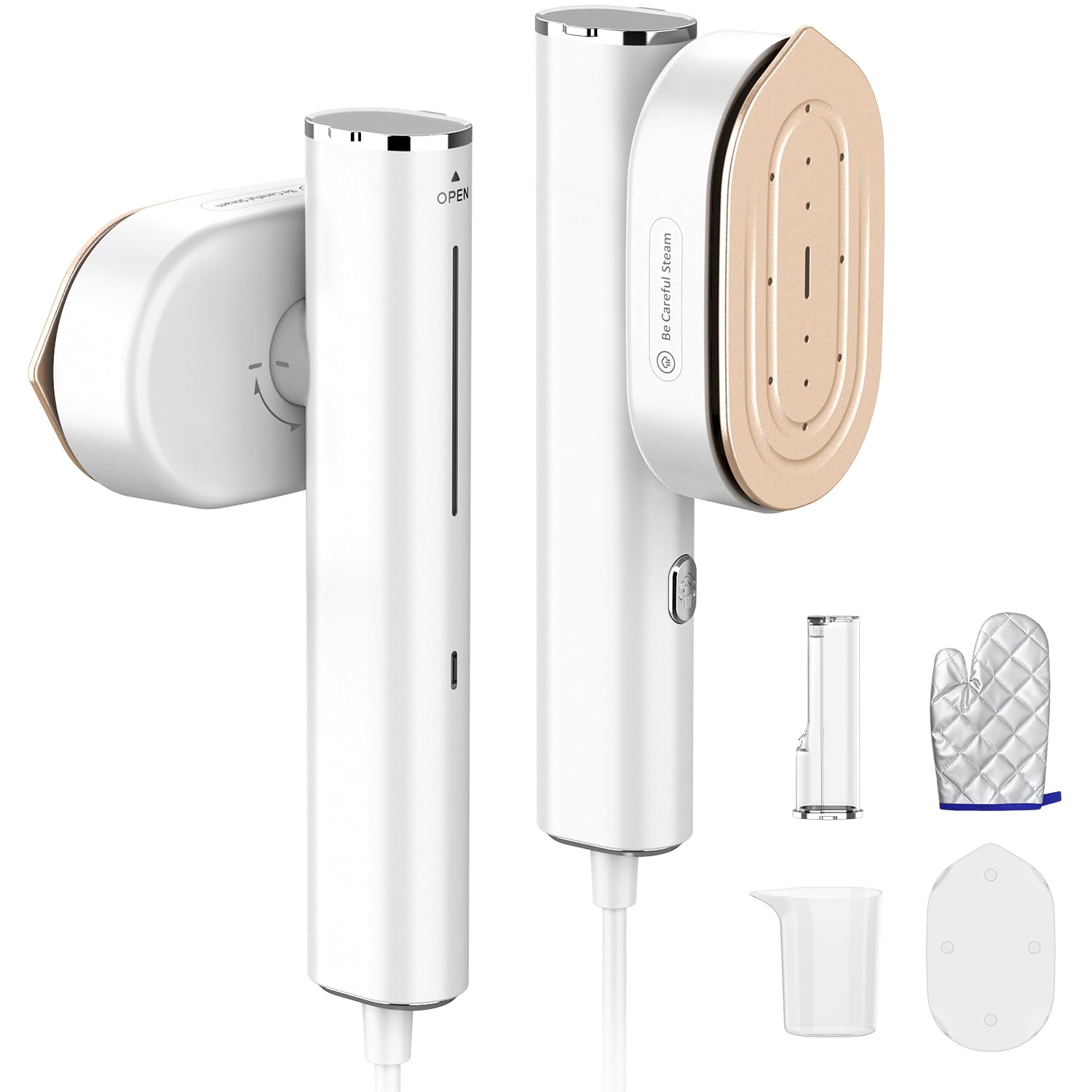 HULMAY travel steamer heats up in 10 seconds for quick touch-ups